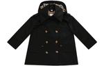 Детский тренч Burberry, цвет Black - фото