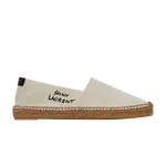 Ботинки Saint Laurent Embroidered Espadrille, коричневый - фото