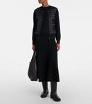 Кардиган с нижними панелями Moncler, черный - фото 2