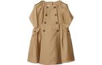 Детское платье Burberry, бежевый - фото