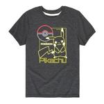 Футболка с неоновым рисунком Пикачу для мальчиков 8–20 лет Licensed Character - фото