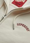 Толстовка Superdry & Co Zip-up sweatshirt, Blanc/White - фото 5