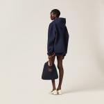 Жакет из джерси с капюшоном Miu Miu, синий - фото 3