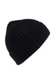 Шапка-бини в рубчик Moncler Enfant, черный - фото 2