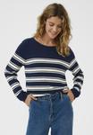 Джемпер Cream VILLEA PULLOVER , Navy Blazer Stripe/Blue - фото