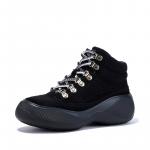 Белла Лили Черно-белые женские полусапожки - фото 7