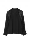 Блуза FIOCCO E Calliope, черный - фото 5