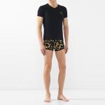 Футболка мужская черная Versace, черный - фото 6