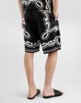 Шорты из шелка с принтом банданы Dolce & Gabbana, принт - фото 5