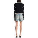 Трикотажная футболка женская черная BALMAIN - фото 4