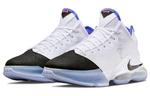 Nike LeBron 19 Low Black Toe White Medium Blue Siren Red Black - фото 3