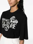 Футболка с логотипом Versace Jeans Couture, черный - фото 5