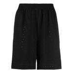 Шорты perforated elastic waistband shorts 'black' Balenciaga, черный - фото
