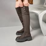 Сапоги женские Eblan, бежевый - фото 6