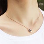 Искусственный кристалл камень ожерелье женское Swarovski - фото 10