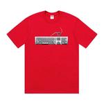 Футболка Supreme Keyboard Tee Red, красный - фото