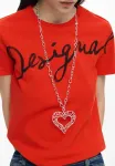 Футболка с логотипом Desigual, Red - фото 4