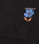 Толстовка из хлопка с принтом Off-White, черный - фото 2