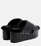 Кожаные сандалии Le Monde Béryl, Black/Black - фото 2