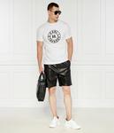 Футболка Karl Lagerfeld с круглым логотипом, белый - фото 2