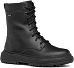 Женские ботинки-байкеры Geox до щиколотки, Black - фото