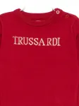 Свитер с вышитым логотипом TRUSSARDI JUNIOR, красный - фото 3