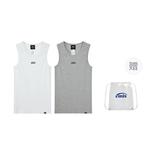 Футболка SS25 Unisex 2 шт Emis, белый/серый - фото 3