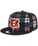 Мужская черная бейсболка Cincinnati Bengals 2024 Sideline Statement 9FIFTY Snapback New Era - фото