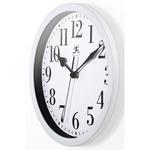 Классические белые настенные часы Infinity Instruments, белый - фото 4