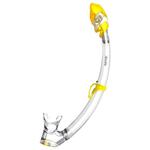 Трубка для дайвинга SEAC Tribe Dry, желтый - фото