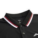 Лининг серия для бадминтона поло унисекс черный - фото 4