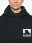 Худи с логотипом Rhude, черный - фото 5