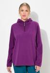 Толстовка с капюшоном Ulla Popken, фиолетовый - фото 2
