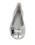 Балетки Casadei, серебряный - фото 4
