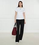 Футболка женская Hugo с логотипом бренда, белый - фото 2