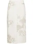Юбка миди с цветочным принтом REMAIN, нейтральный - фото
