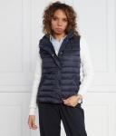 Жилет женский Gant пуховый с воротником-стойкой, синий - фото 3