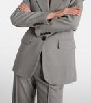 Шерстяной блейзер Chloé, Swan Grey - фото 5