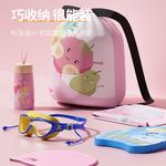 ЛиНинг Детская Полиэстеровая Сумка для Плаванья Синяя, Розовый Принт - фото 8