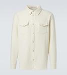 Вафельная кашемировая рубашка God's True Cashmere, Rose Quartz - фото