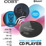 Coby CD201BK Portable Rechargeable Anti-Skip CD Player CD201BK - фото 2