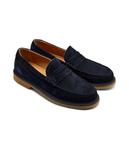 Кожаные мокасины kope_mocc_sd Boss, синий - фото 3