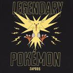 Футболка Pokémon Legendary Zapdos, черный - фото 3
