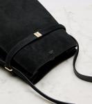 Замшевая сумка-ведро Toteme, черный - фото 6