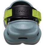 Дышащие сабо Echo Clog для детей Crocs, синий/зеленый/черный - фото 5