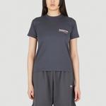 Футболка женская Balenciaga, темно-серый - фото 3