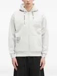 Худи на молнии с логотипом AAPE BY *A BATHING APE, серый - фото