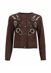 Кардиган Object Cardigan, Seal Brown/Brown - фото 5