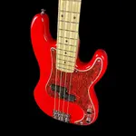 Бас-гитара Vintage V30 Maple серии Coaster, размер 7/8, глянцевый красный - фото 3