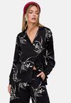 Блуза Lily & Lionel Button-down blouse, Black - фото